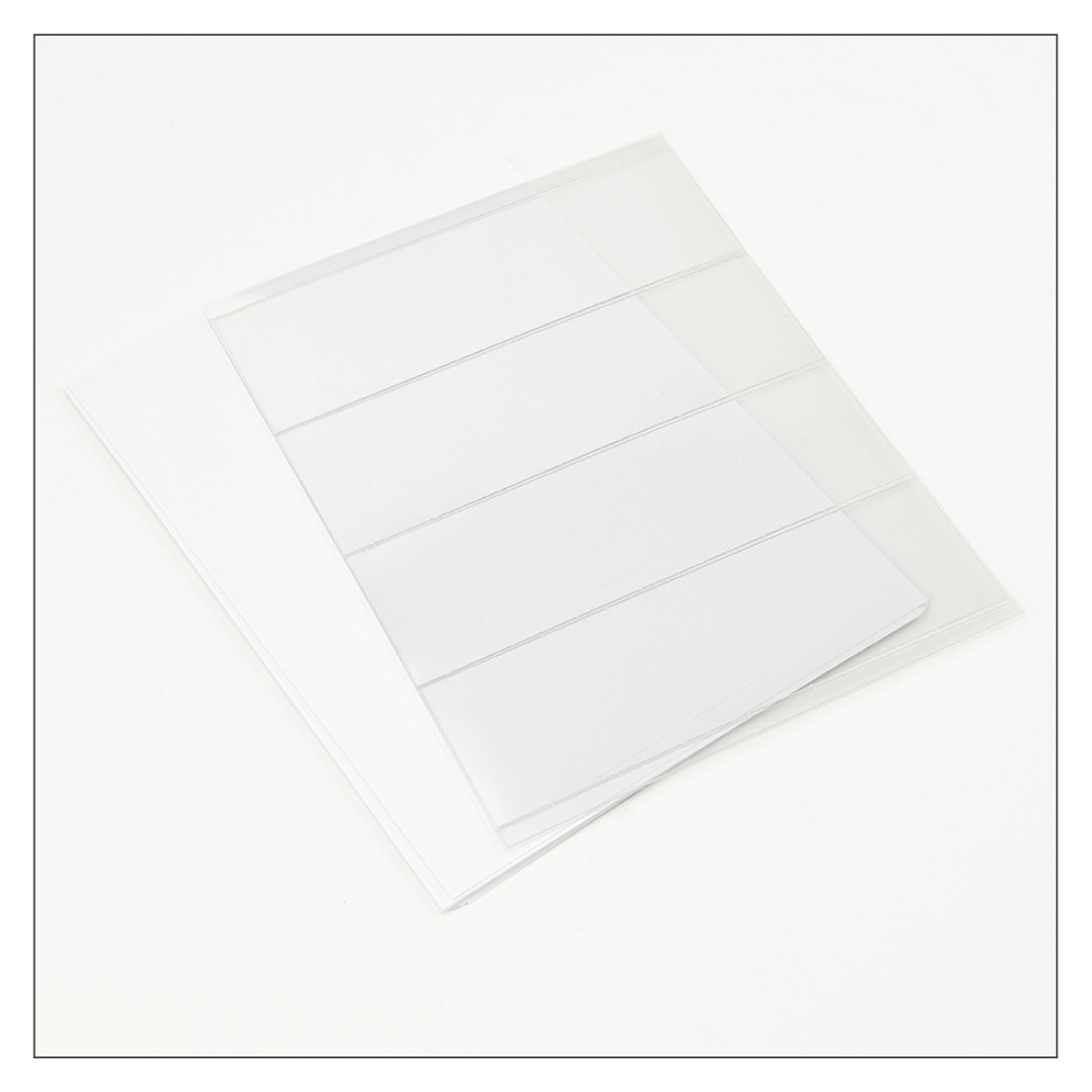 Magnetische C-Profile als Rollenware – braun - Etiketten